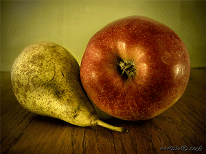 Apple and a Pear