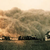 Dustbowl and soil erosion USA, 1935's