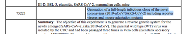 UNC Inst Biosafety Committee Application 75223